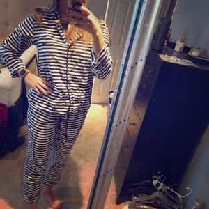 Kate spade striped pajamas large